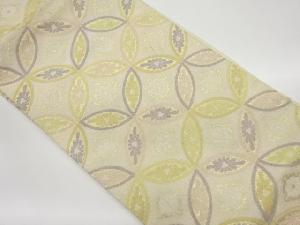 七宝模様織出し名古屋帯